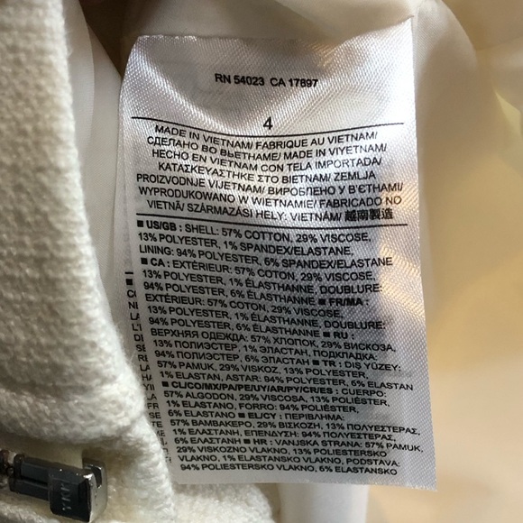 NWT Banana Republic Moto Jacket $175 size 4 - Picture 5 of 5